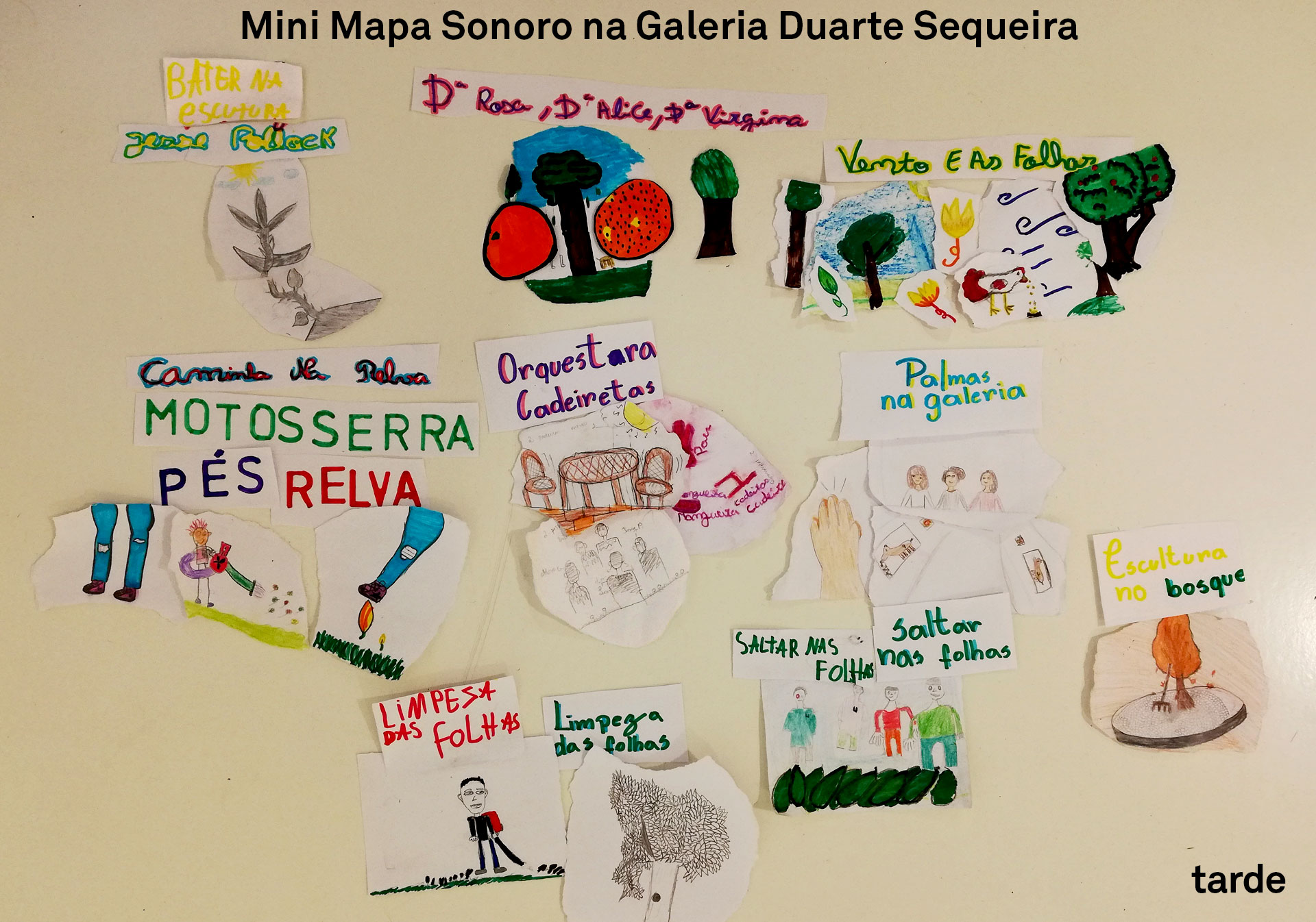 Mapa Mini Mapa Sonoro Mini Mapa Sonoro na Galeria Duarte Sequeira - EB 2/3 de Nogueira