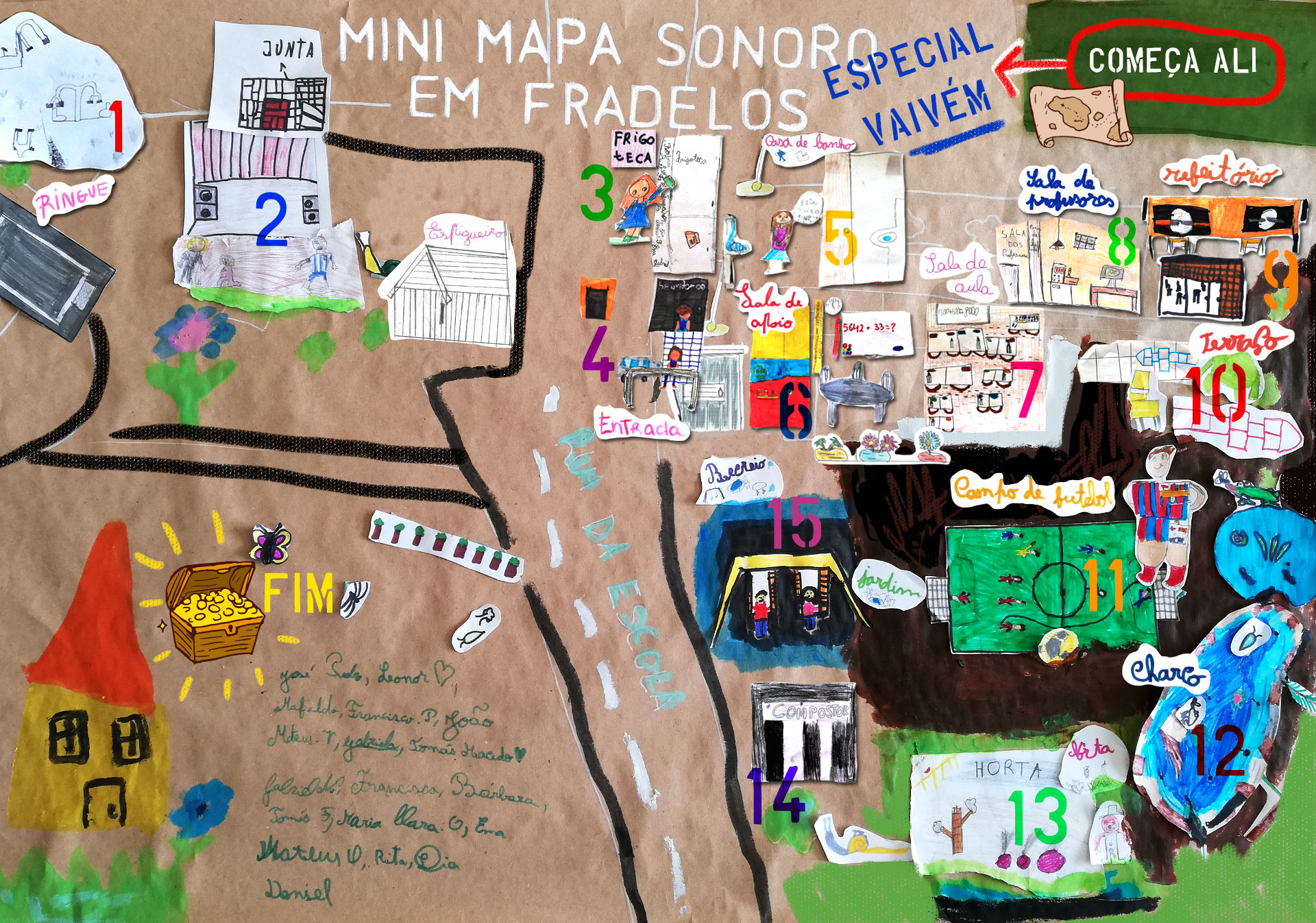 Mapa Mini Mapa Sonoro Mini Mapa Sonoro em Fradelos - Especial VAIVÉM
