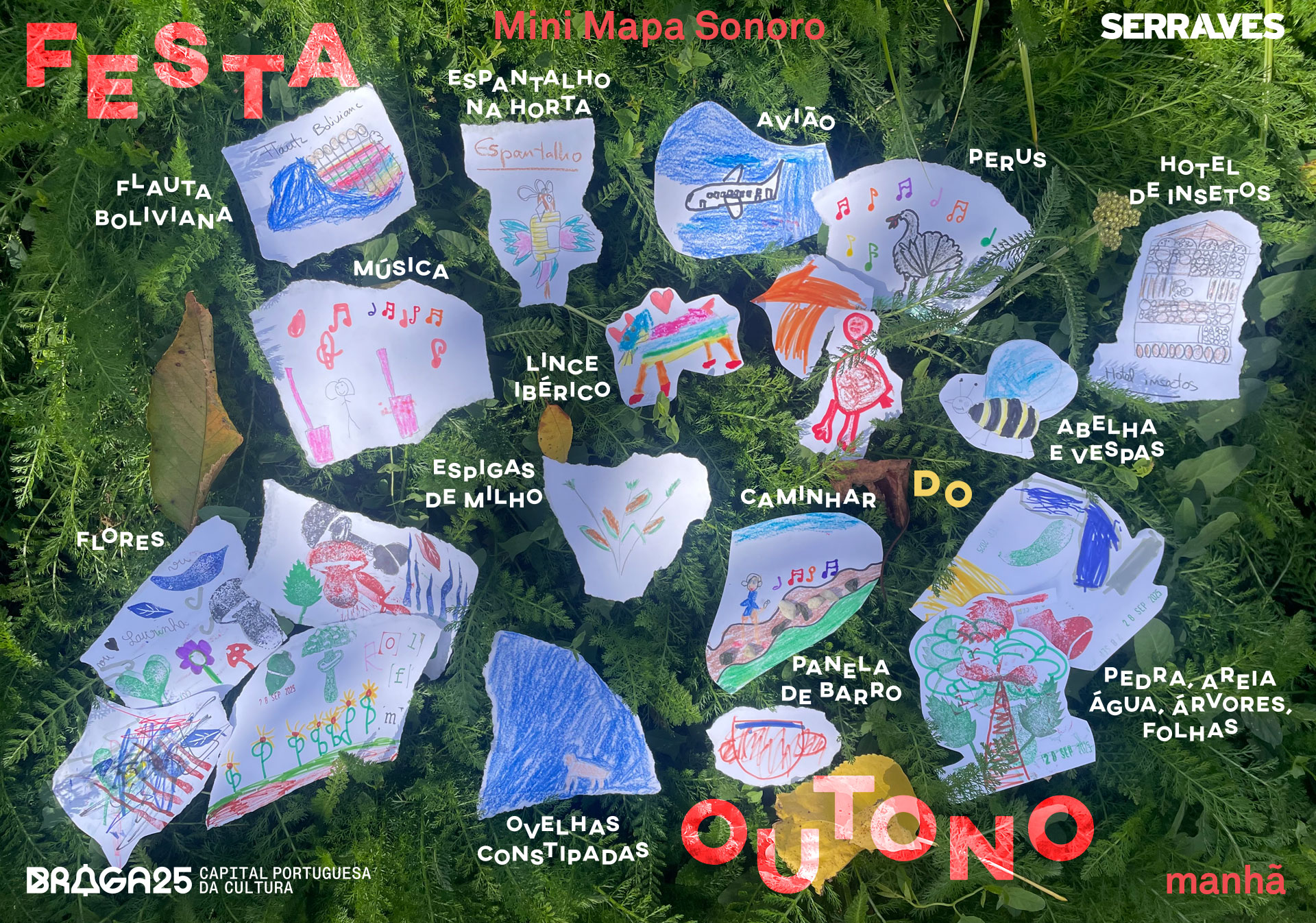 Mapa Mini Mapa Sonoro Mini Mapa Sonoro na Festa do Outono Serralves - manhã