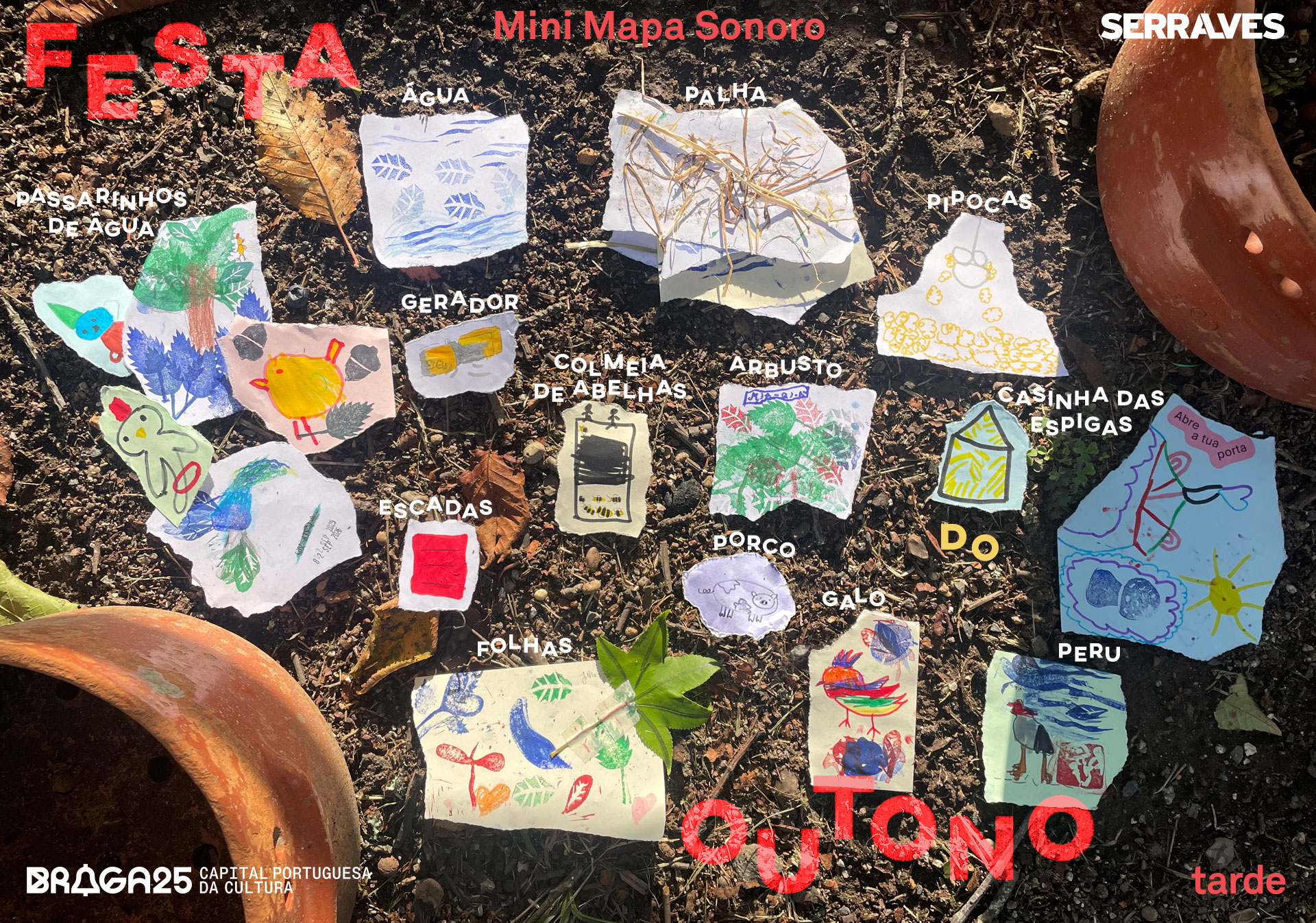 Mapa Mini Mapa Sonoro Mini Mapa Sonoro na Festa do Outono de Serralves - tarde