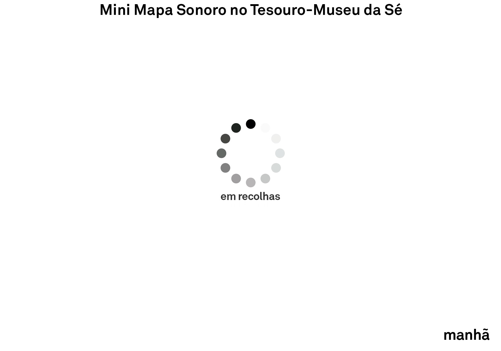 Mapa Mini Mapa Sonoro Mini Mapa Sonoro no Tesouro-Museu da Sé de Braga - EB 2/3 Trigal Santa Maria