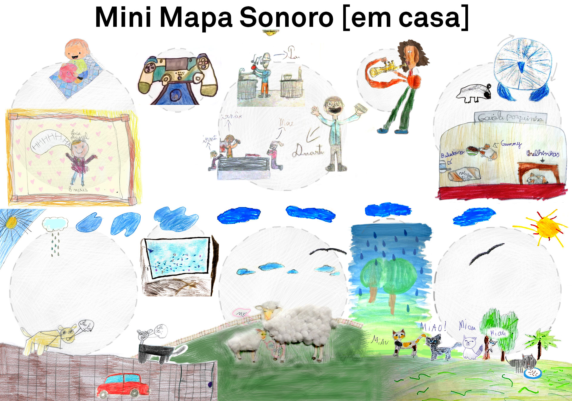 Mapa Mini Mapa Sonoro ANEIS Braga